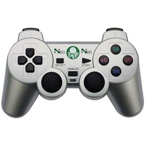 Controle Neo Flex Palmeiras para PlayStation 1,2,3 e PC - Branco