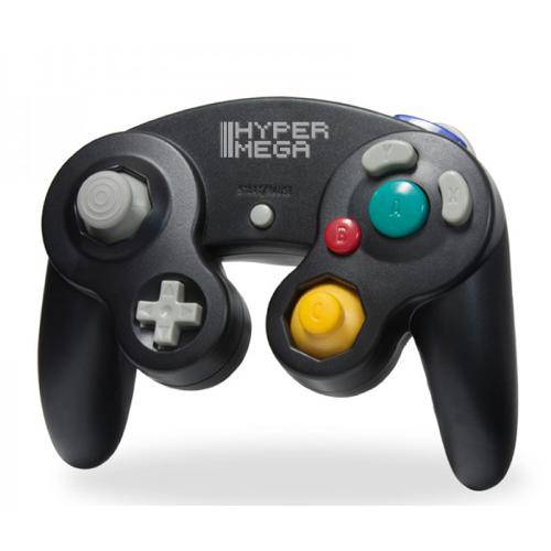 Controle para Gamecube / Wii Preto - Hyper Mega