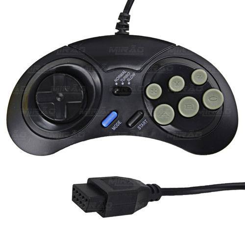 Tudo sobre 'Controle para Mega Drive Sega - FR-6110'
