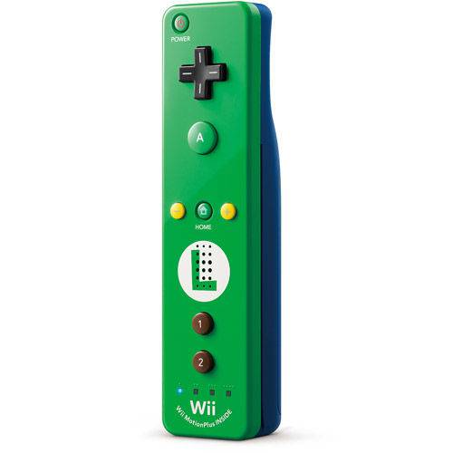 Tudo sobre 'Controle para Nintendo Wii e Wii U Remote Plus Luigi - Verde'