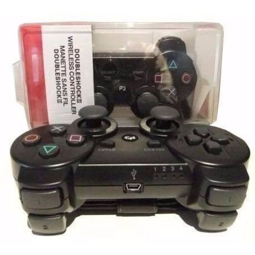 Controle para Playstation 3 Ps3 Sem Fio Dualshock Preto