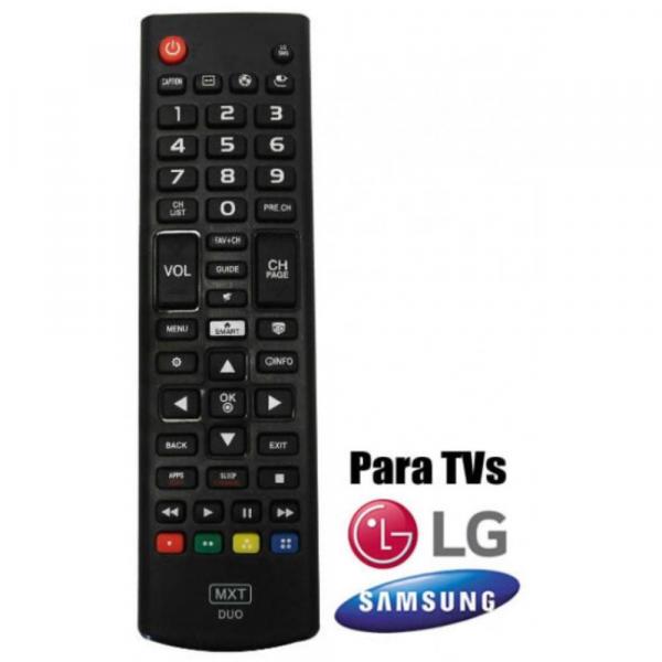 Tudo sobre 'Controle para SMART TV LG/SAMSUNG com Funcao 3D e FUTEBOL 1318 MXT'