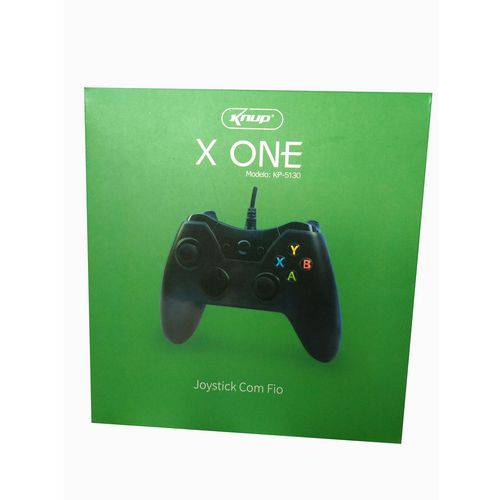 Tudo sobre 'Controle para Xbox One com Fio Knup - Kp 5130'