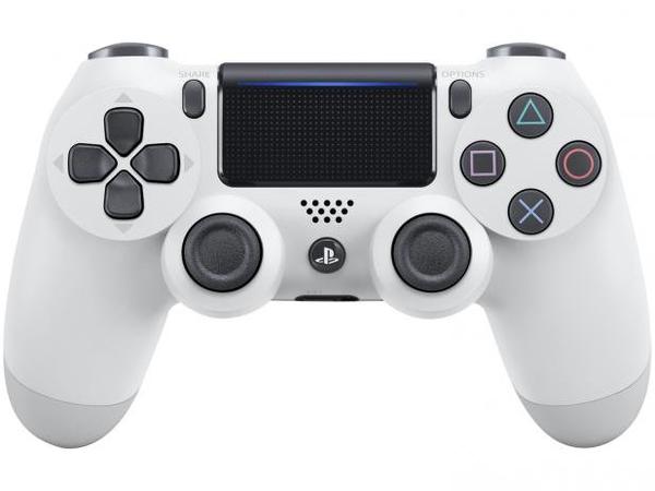 Controle Playstation Dualshock 4 Branco - Glacial White - PS4 - Sony
