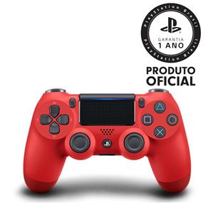 Controle Playstation Dualshock 4 Magma Red - PS4