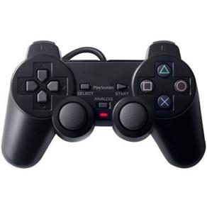 Controle Playstation 2 PlayStation 2 DualShock com Fio Analógico com Vibração - Importado