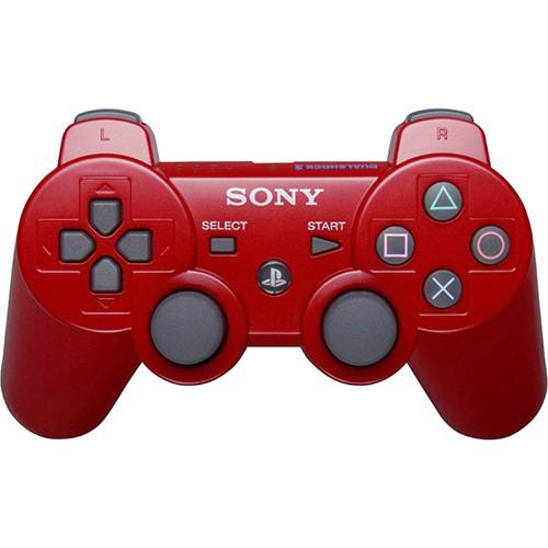 Tudo sobre 'Controle Dualshok 3 Prata PS3 - Vermelho'