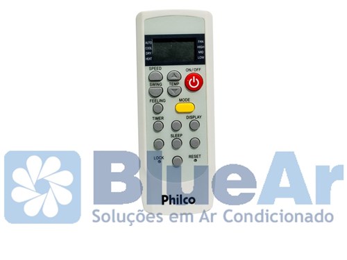 Controle Remoto Ar Condicionado Philco Ph10000F2