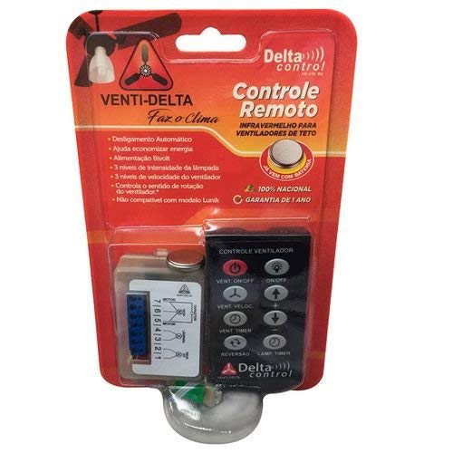 Controle Remoto Delta para Ventilador