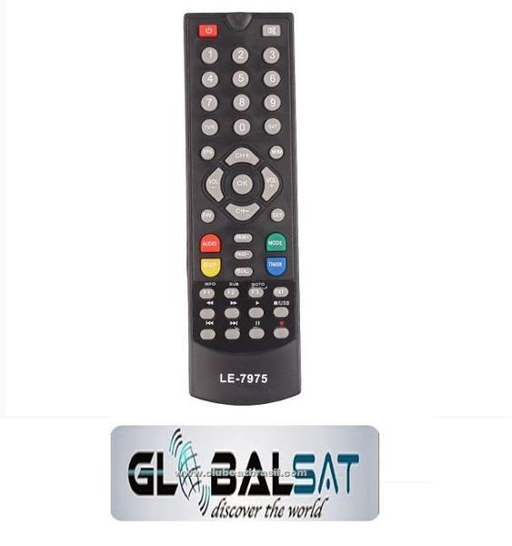 Controle Remoto GlobalSat Gs340 - Lelong / Sky