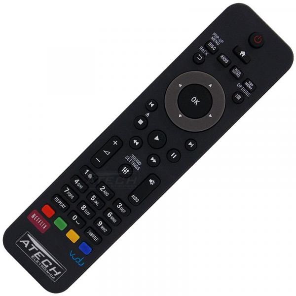 Controle Remoto Home Theater Philips HTB3524 / HTS3541 / HTS3564 com Vudu / Netflix - Atech Eletrônica