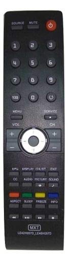 Controle Remoto MXT 01209 TV LCD AOC LE42H057D