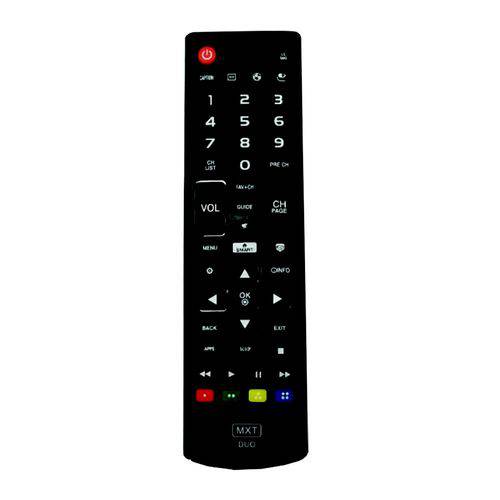 Controle Remoto Mxt 01318 Tv Smart Mix Lg Samsung Futebol