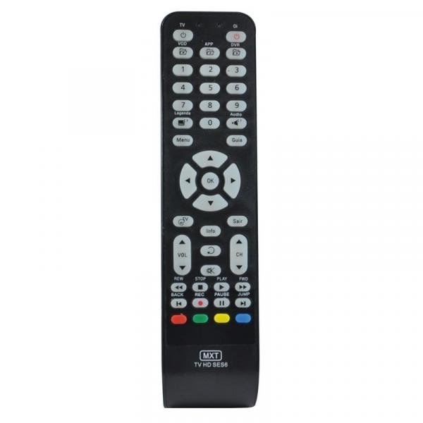 Controle Remoto MXT 01270 Receptor Digital OI TV HD "SES6"