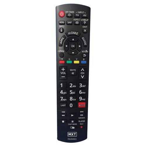 Tudo sobre 'Controle Remoto Mxt 1302 Tv Panasonic Led Tc Tnq2b4903'