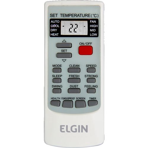 Controle Remoto para Ar Condicionado Elgin