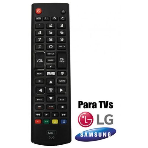 Controle Remoto para Smart Tv Marcas Lg e Samsung Modelo 1318 Duo