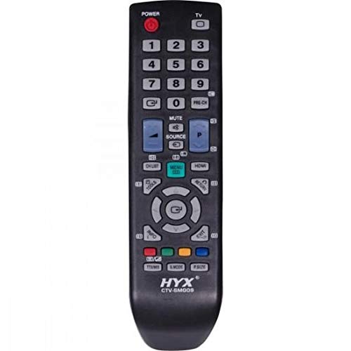 Controle Remoto para TV LCD SAMSUNG CTV-SMG06 HYX, Hyx, CTV-SMG06, Preto