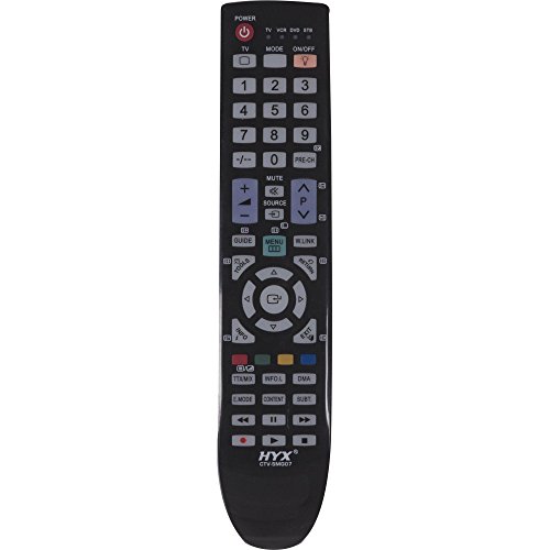 Controle Remoto para TV LCD SAMSUNG CTV-SMG07 HYX, Hyx, CTV-SMG07, Preto