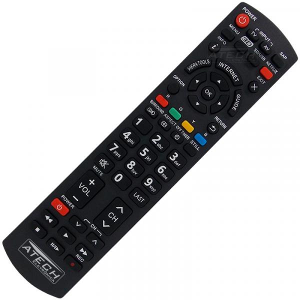 Controle Remoto TV LCD / LED Panasonic com Netflix / 3D / Internet - Atech Eletrônica