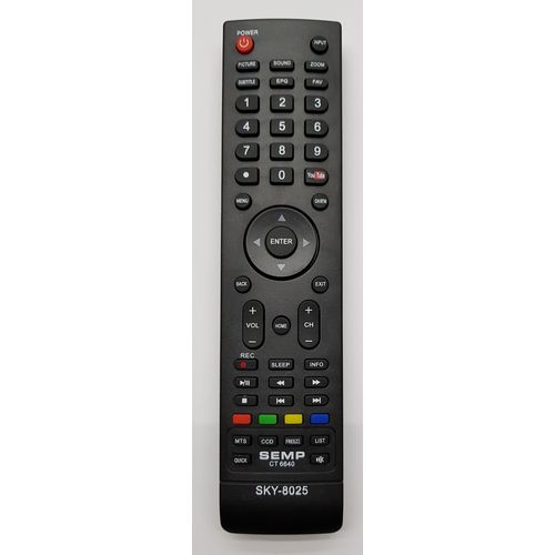 Controle Remoto Tv Smart Toshiba Lcd Ct 6640 Sky-8025