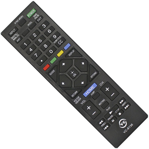 Controle Remoto Tv Sony Bravia Lcd Vc8136