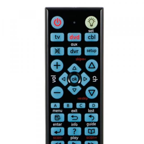Controle Remoto Universal para Tv, Vcr, Dvd, Dvr, Tv a Cabo/satélite - Ge24116 - Ge