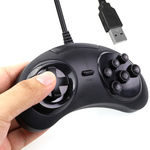 Controle Sega Mega Drive Joystick Usb Jogos Emulador Pc