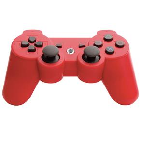 Controle Sem Fio Dualshock Dazz para PS3 - Vermelho
