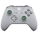 Controle Sem Fio Microsoft 1708 para Xbox One S e X - Cinza/verde
