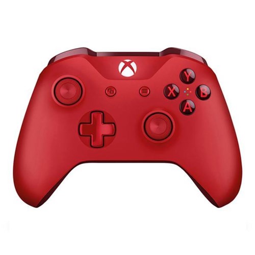 Controle Sem Fio Microsoft 1708 para Xbox One S e X - Vermelho
