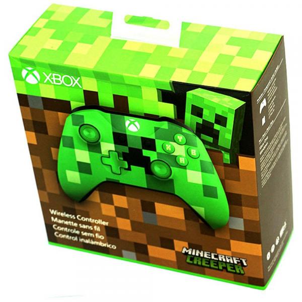 Controle Sem Fio (Minecraft Creeper) - XBOX One - Microsoft