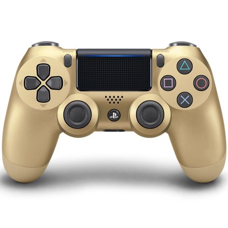 Controle Sem Fio para Playstation 4 Sony Dualshock 4 Recarregável - Dourado