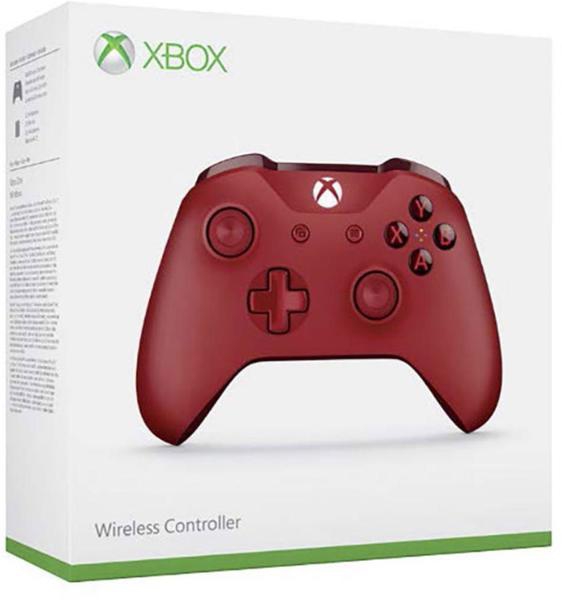 Controle Sem Fio para Xbox One - Vermelho - Microsoft