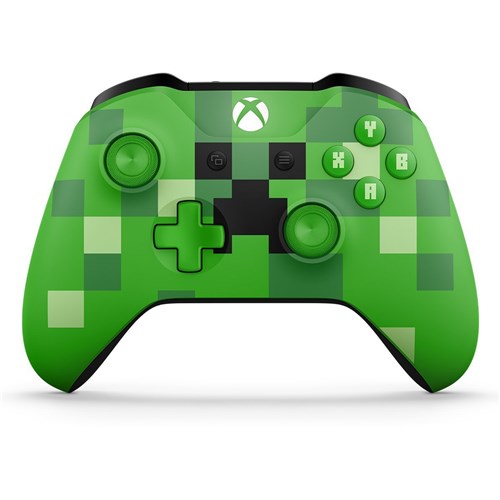 Controle Sem Fio Xbox One Edição Especial Minecraft Creeper