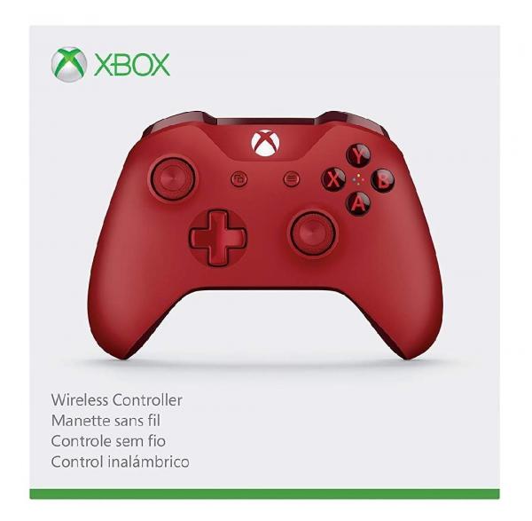 Controle Sem Fio Xbox One S Vermelho - Microsoft