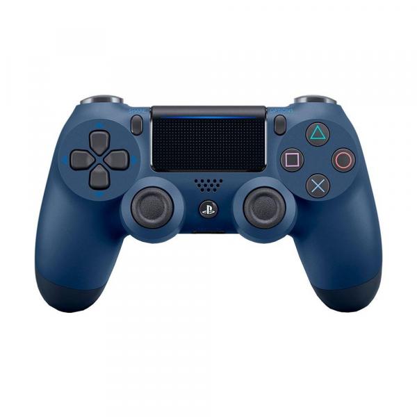 Controle Sony Dualshock 4 Azul Midnight Sem Fio (Com Led Frontal) - PS4