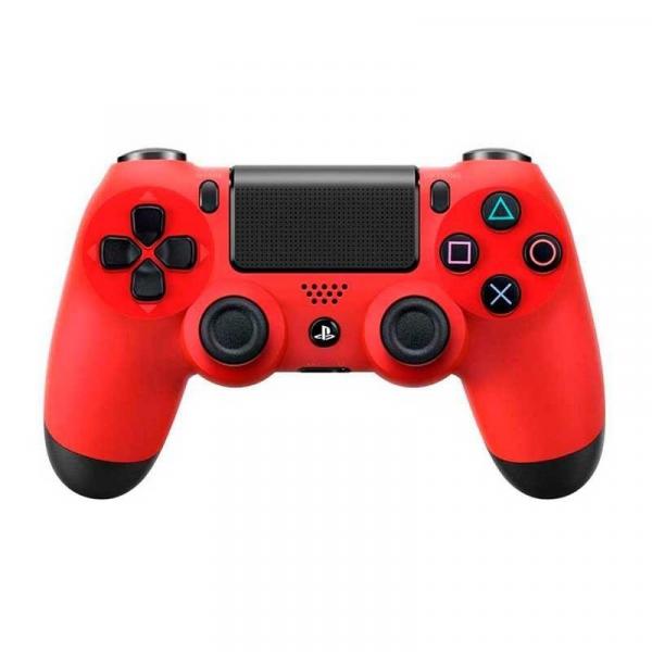 Controle Sony Dualshock 4 Vermelho Sem Fio - PS4