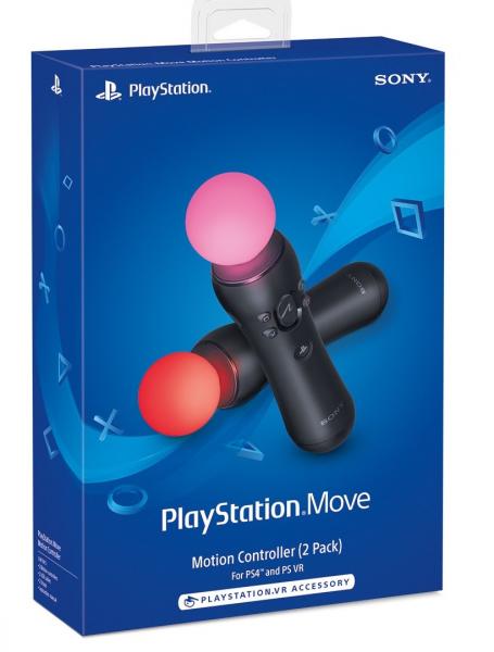 Controle Sony Playstation Move Two Pack PS4 - Kit com 2 Controles de Movimento - Sony