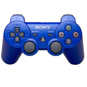 Controle Sony Wireless Dual Shock 3 P/ PS3 - Azul