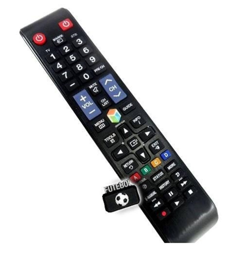 Controle Tv Lcd Samsung com Teclas Smart e Futebol Aa59-00808A Bn98-04428A - C01289