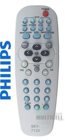 Controle Tv Tubo Philips Le7133