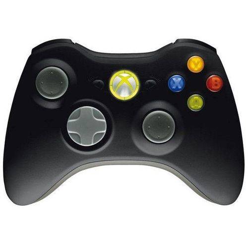 Controle Videogame Microsoft Xbox 360 Original Sem Fio 1403