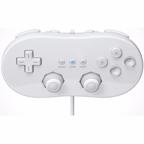 Controle Wii Clássico Branco Silicone - Dx