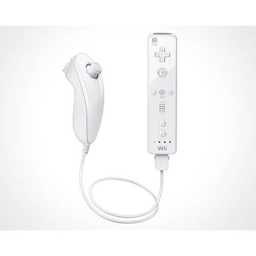 Tudo sobre 'Controle Wii Remote Nunchuck Branco'