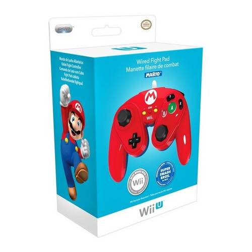 Controle Wii U - Wired Fight Pad - Vermelho