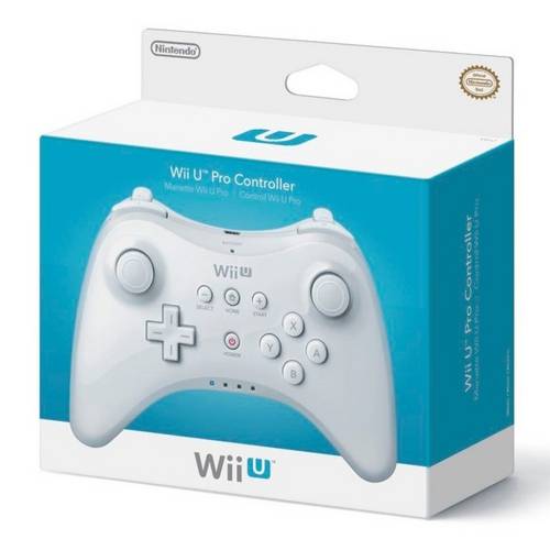 Controle Wii U Wireless - Pro Controller - Branco - Original