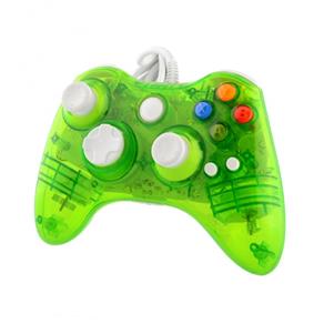 Controle Xbox 360 com Fio Led Verde - Pro50