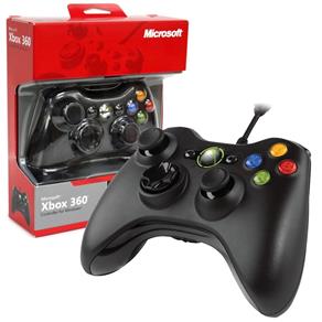 Controle Xbox 360 com Fio Microsoft