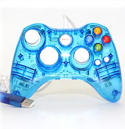 Controle Xbox 360 - com Fio - Pro 50 - Azul - Pro 50